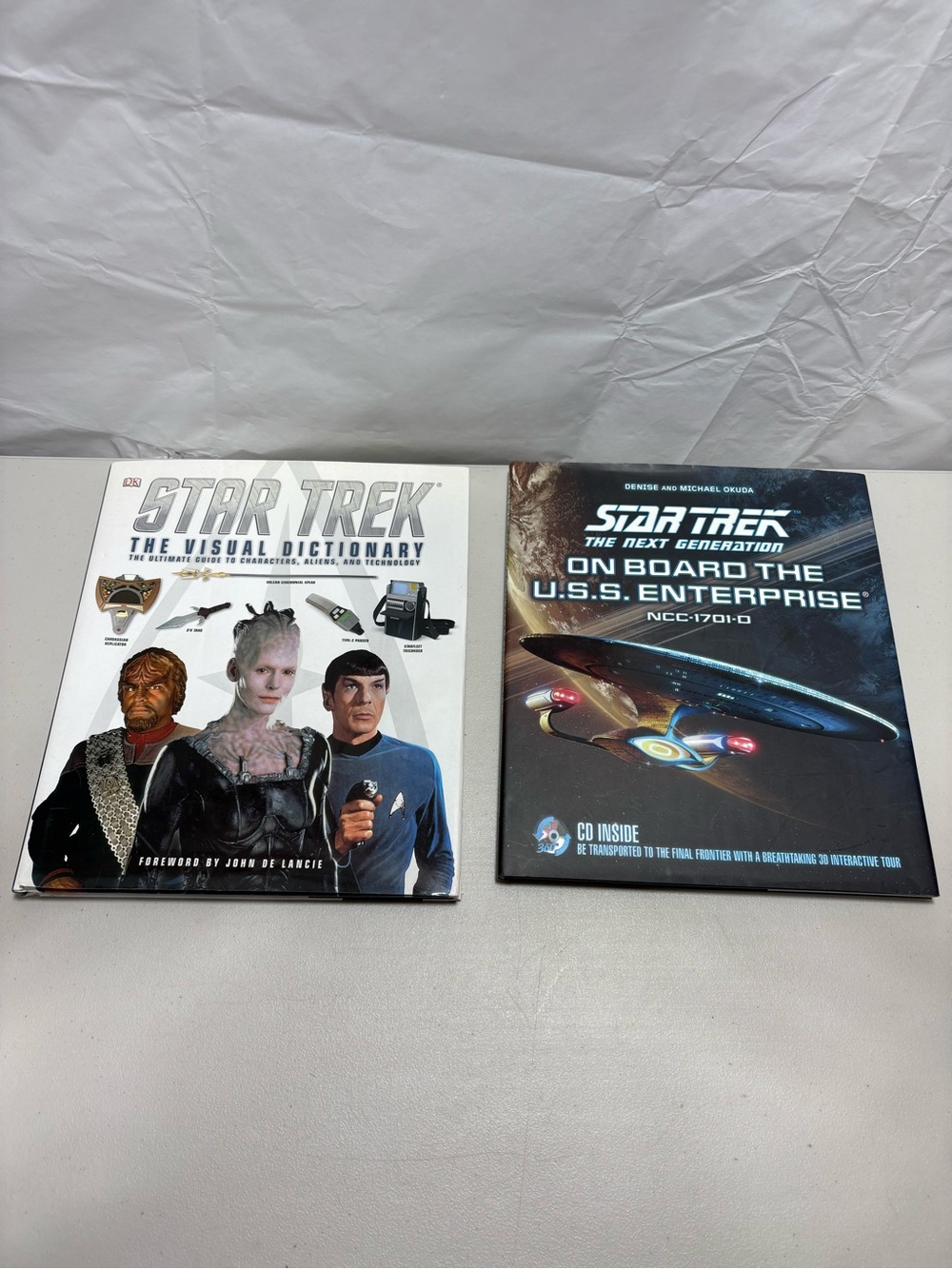 Set of 2 Star Trek Books